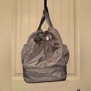 Beyond Yoga Gray Backpack